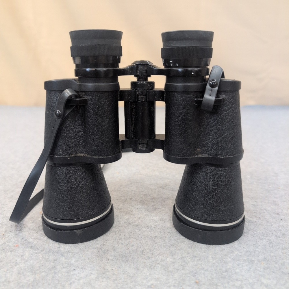Tasco 10x50mm Zip Focus Wide‎ Angle Binoculars Model 2023 Black Coated Optics